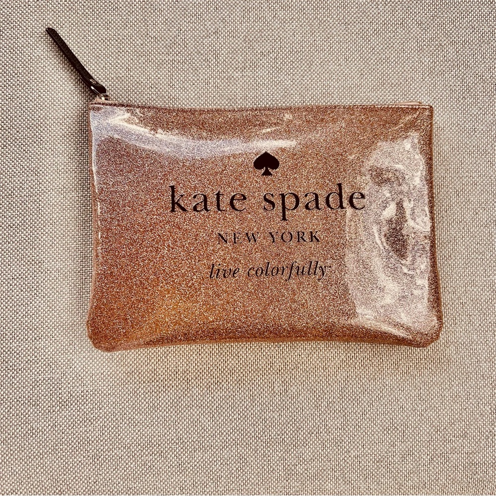 Kate Spade Pink Glitter Clutch